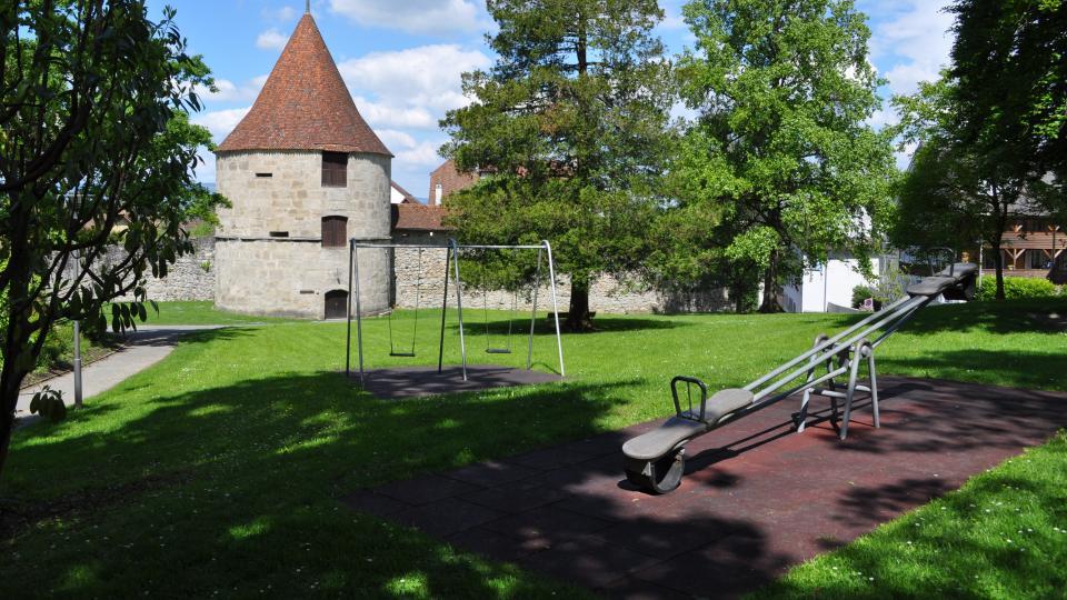 Spielplatz Parkanlage Daheim