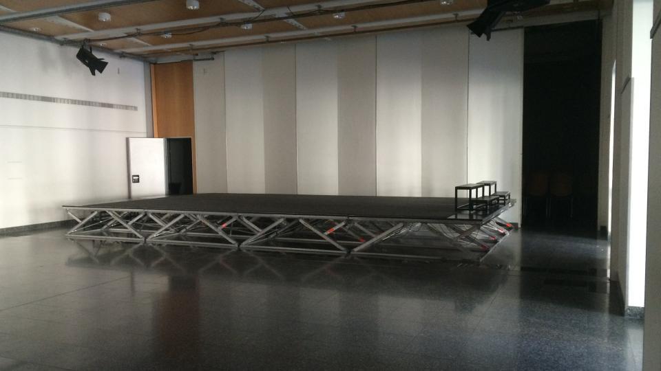 Burgbachsaal Bühne